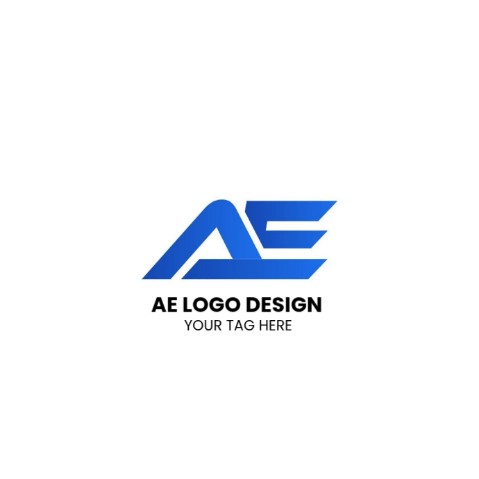 AE LOGO DESIGN Template | PosterMyWall