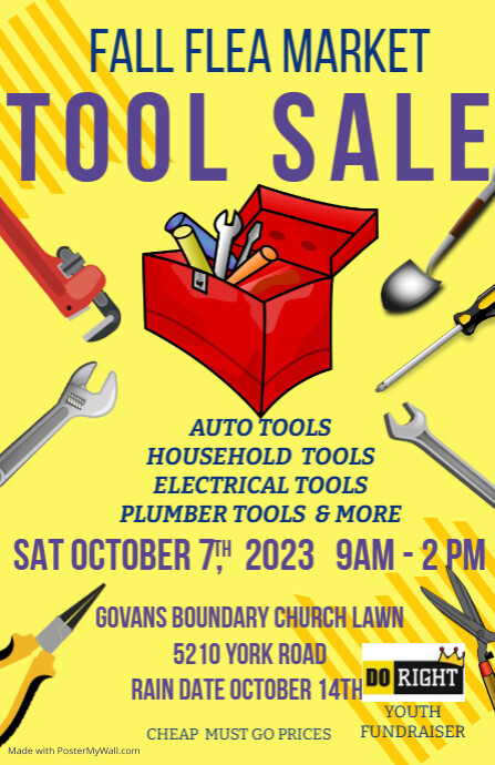 Power Tools Rent Poster Tools rental flyer (1) | PosterMyWall