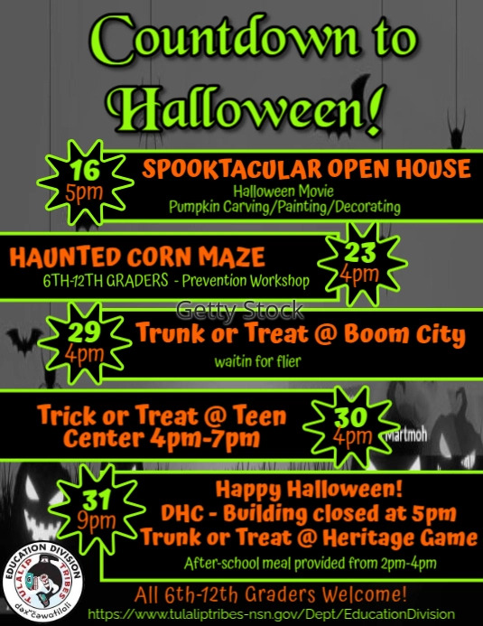 October Upcoming Events Calendar | PosterMyWall