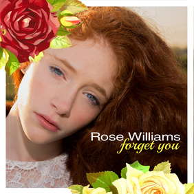 Red Roses Background Botanical Album Cover Template | PosterMyWall