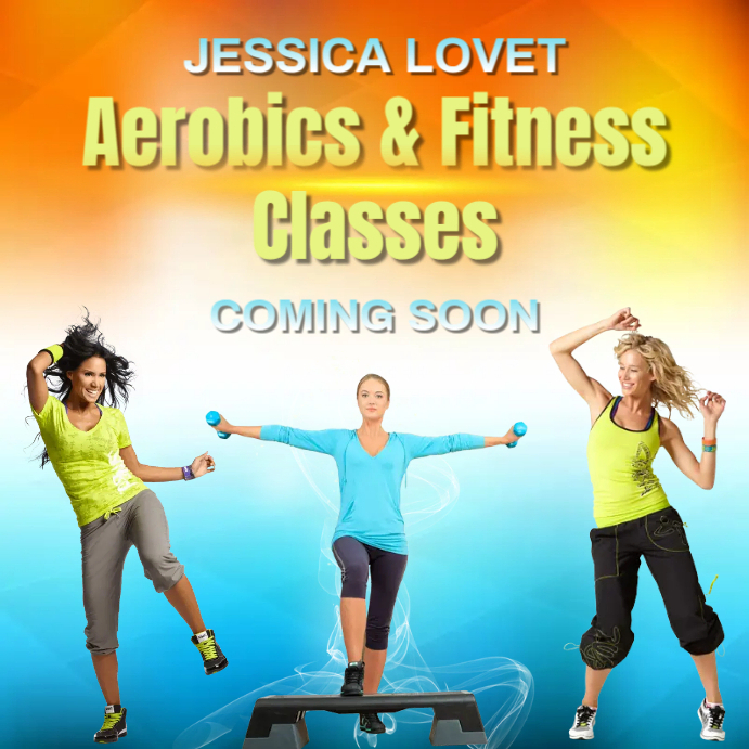 Aerobics Class Poster aerobics-class-poster