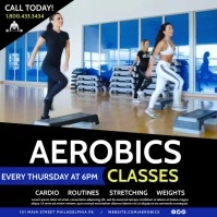 Aerobics Publicación de Instagram template
