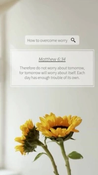 Aesthetic Bible Verse Search Bar Digital Display (9:16) template