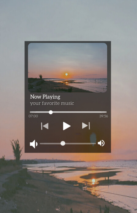 Aesthetic Music Playlist Template | PosterMyWall