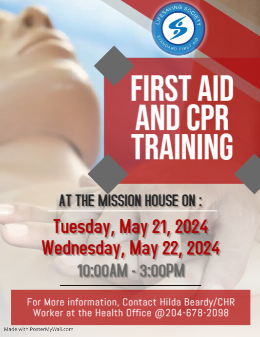 CPR and First Aid Training Flyer Template | PosterMyWall