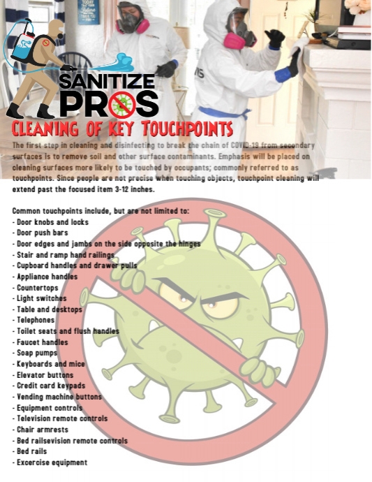 Touch points Info Flyer (US Letter) template