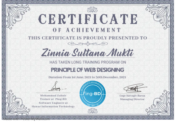 Copy of certificate | PosterMyWall