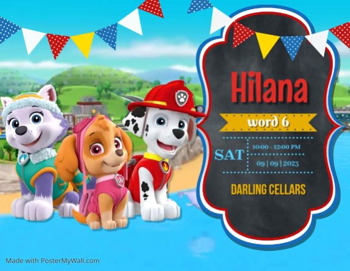 Paw Patrol PosterMyWall