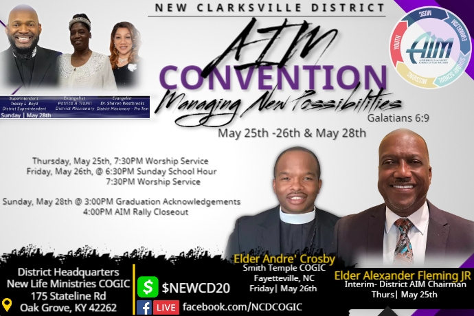 Youth Convention Poster template