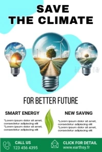 Affiche environnement Poster template