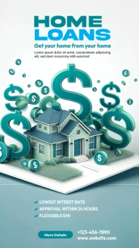 Affordable Home Loan Instagram Story template