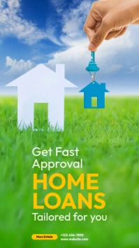 Affordable Home Loan Instagram Story template