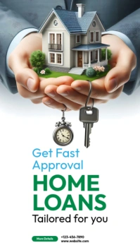 Affordable Home Loan Instagram Story template