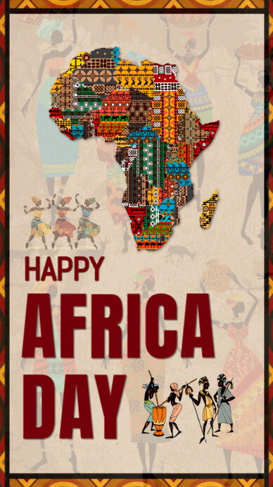 Africa day 2025 Instagram-verhaal template