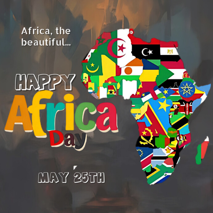 Africa Day Social Media post template