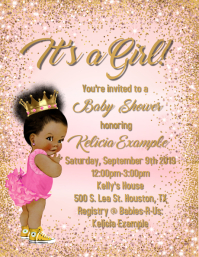 1 580 Baby Shower Invitation Customizable Design Templates Postermywall