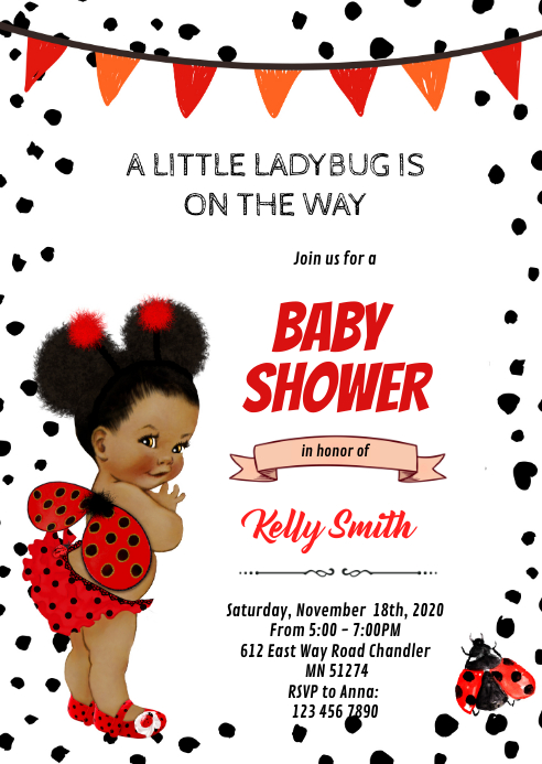 Modele Invitation De Coccinelle Afro Americaine Postermywall Modele Invitation De Coccinelle Afro Americaine Postermywall
