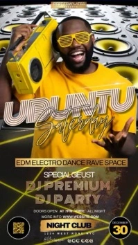 AFRICAN CLUB PARTY AD TEMPLATE Instagram Story