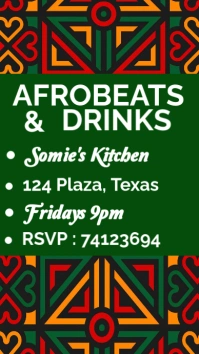 African Estado de WhatsApp template