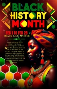 african history Half Page Wide template