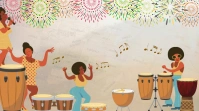 African party and music Background Isethulo (16:9) template