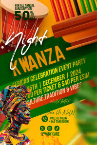 african poster template