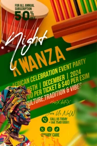 african poster template