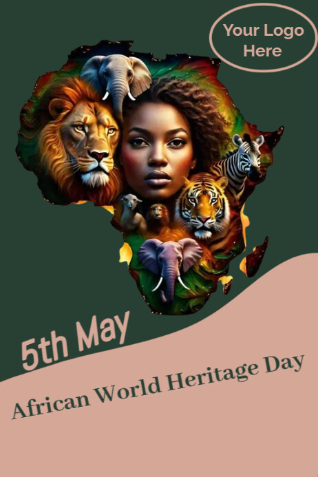 African World heritage flyer template | PosterMyWall
