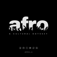 afro african american culture logo template