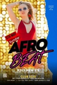 Afro Beat Party Tumblr Graphic Tumblr-Grafik template