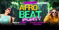 Afro Beat Party Video Imagen Compartida en Facebook template