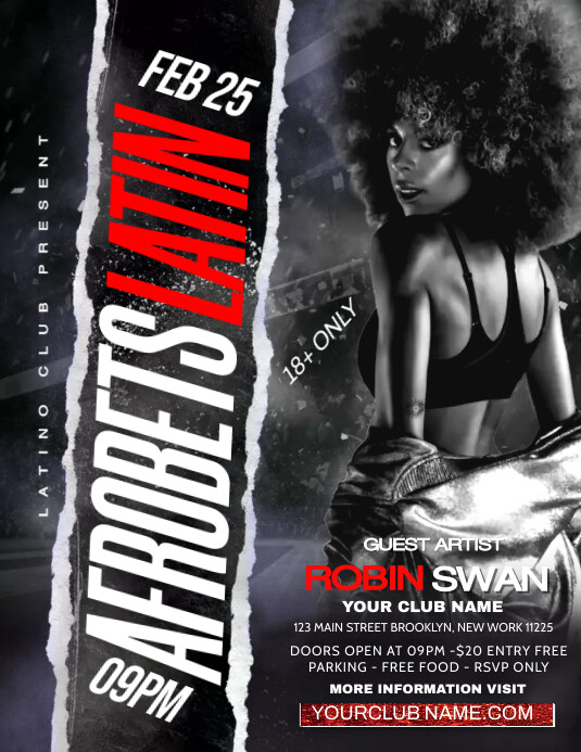 Copy of Afro Beats Latin Party flyer | PosterMyWall