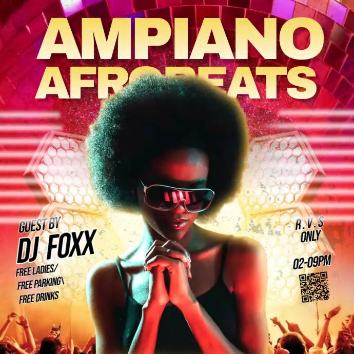 Copy of Afro Beats Latin Party flyer | PosterMyWall