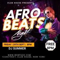 afro beats night Template | PosterMyWall
