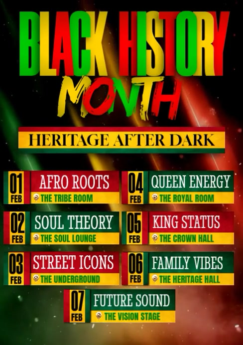 Afro Roots Experience Template | PosterMyWall