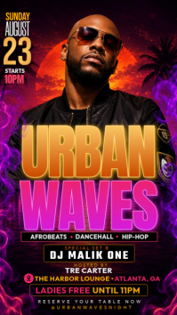 Noir Urban Music Event Instagram Story Template