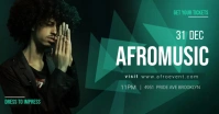AFROMUSIC DJ facebook shared image template