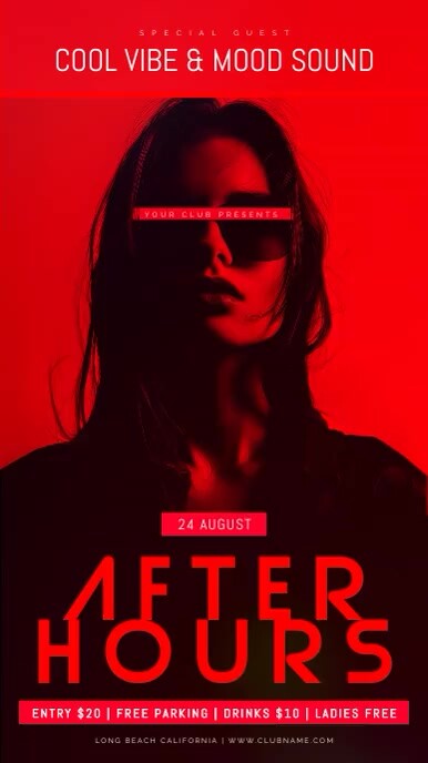 After Hours Party Instagram Ad Template | PosterMyWall