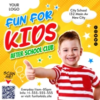 After School Activities Banner Instagram Post template