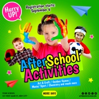 After School Activities Banner Pos Instagram template