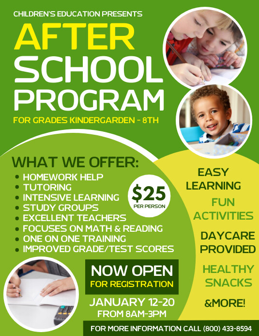 AFTER SCHOOL | PosterMyWall