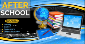 After School delt Facebook-billede template