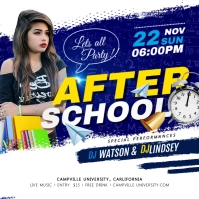 After school party template Instagram Post