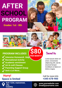 After School Program Ad Template | PosterMyWall
