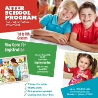 After School Program Ad Instagram Post template