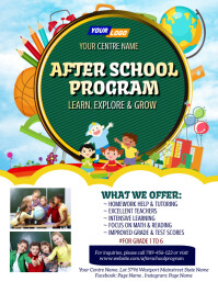 After School Program Ad Template | PosterMyWall
