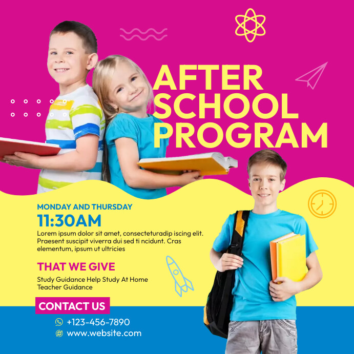After school Program Ad Template | PosterMyWall