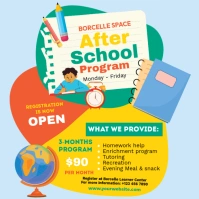 After school Program Ad Template Post Instagram