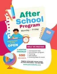 After School Program Ad Template | PosterMyWall