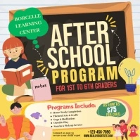 After School Program Ads Square (1:1) template